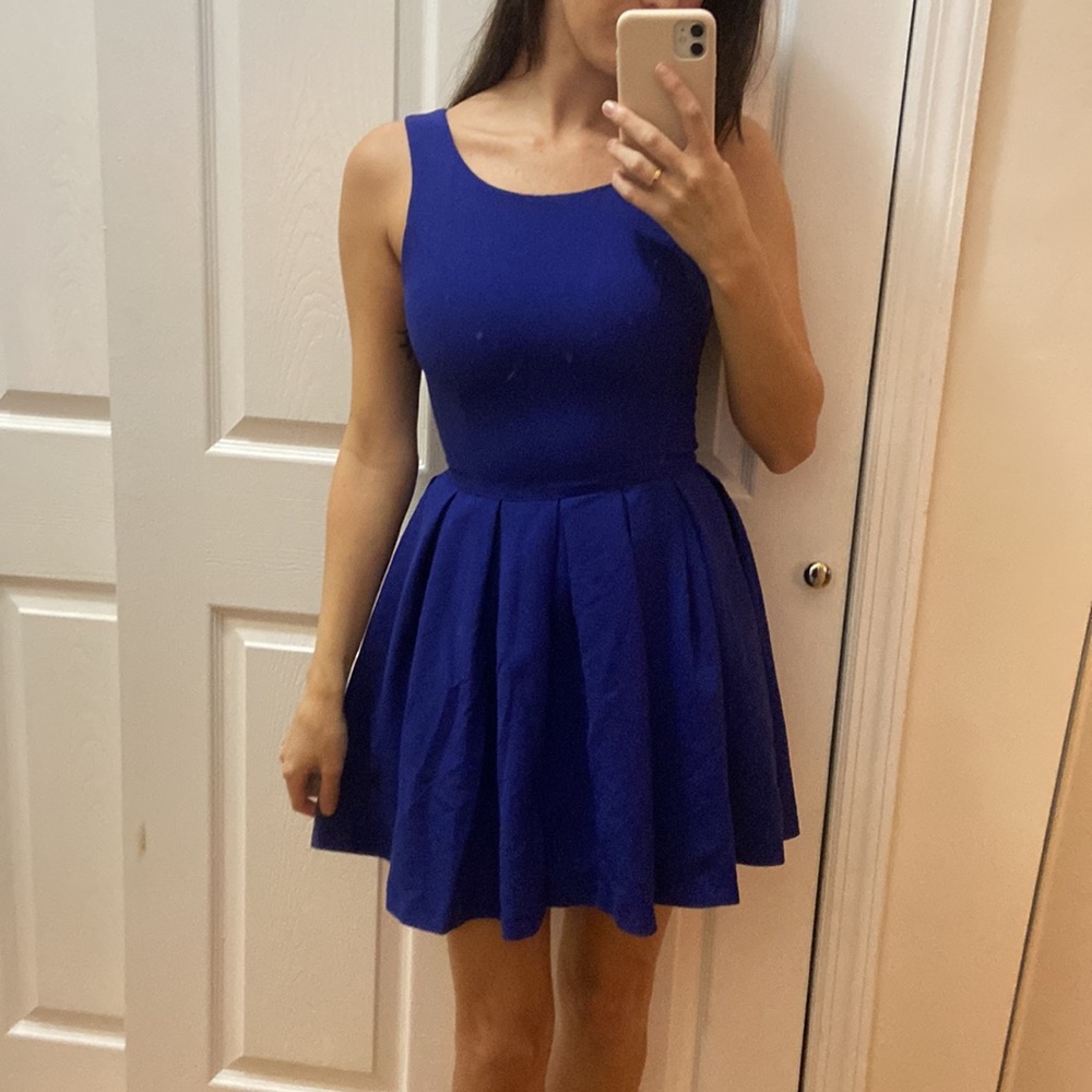Blue mini dress US 2/AUS 6